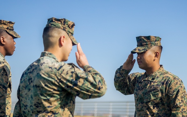 Cpl. Zen Tuang Reenlistment Ceremony