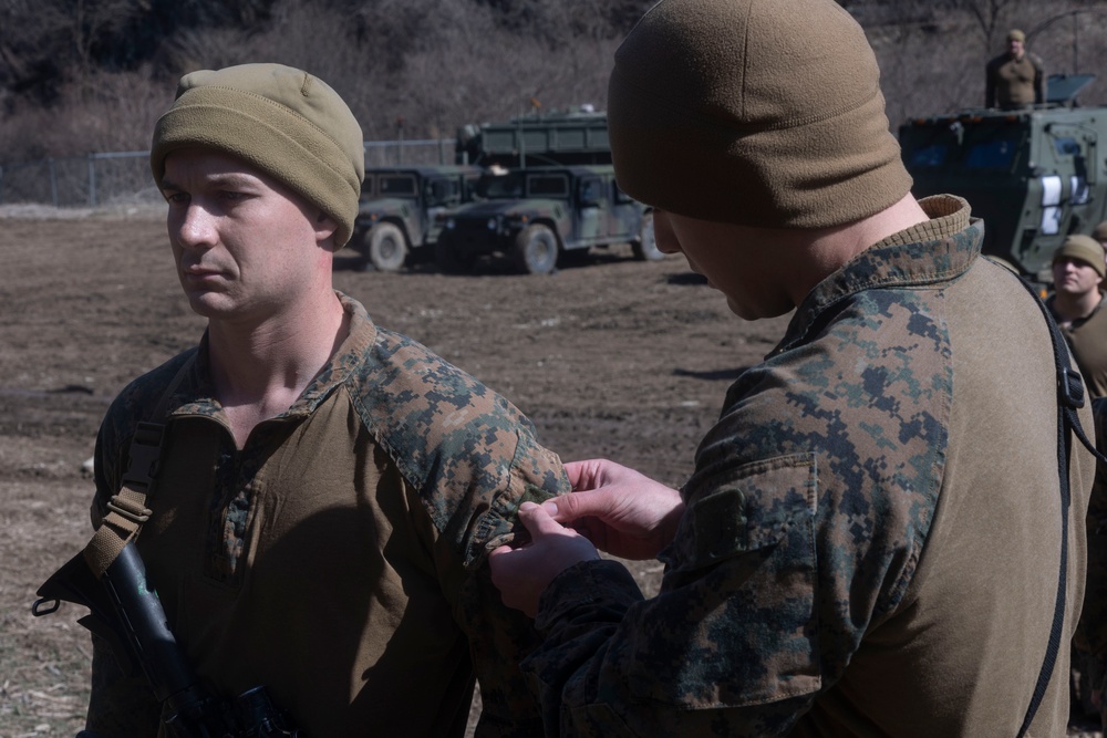 1st Lt. Shipley Field Promotion