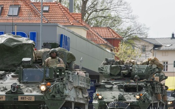 Saber Strike 24 Kicks Off with a Tactical Road March Beginning in Germany