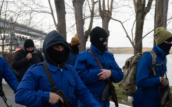 International special operations teams train to board and search vessels on the Black sea during Trojan Footprint 2024