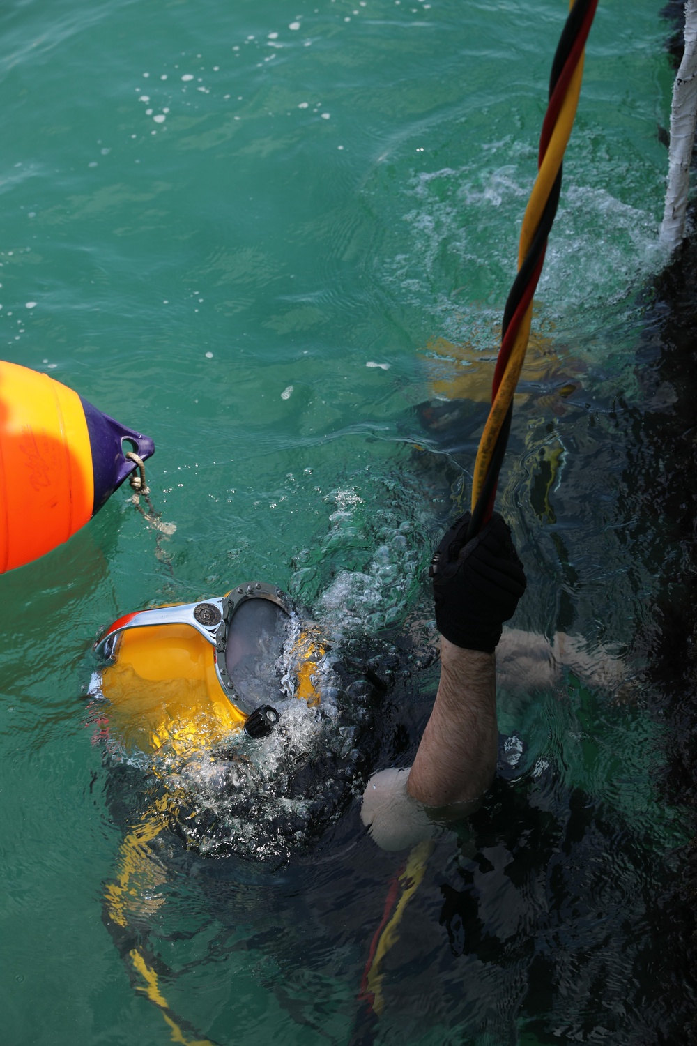 NAVCENT Task Force 56 Conducts Salvage Diving Operation Training on NSA Bahrain