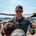 The U.S. Air Force F-16 Viper Demonstration Team performs at the Beyond the Horizon Air and Space Show 2024