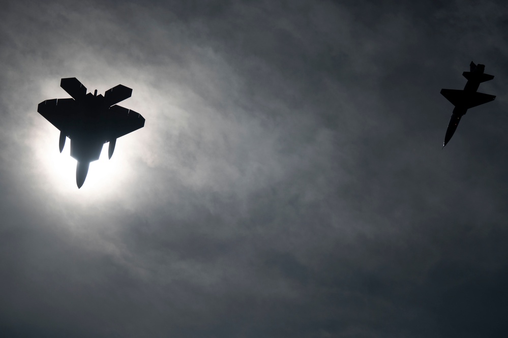 1st Fighter Wing Soars Through Celestial Spectacle