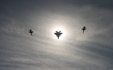 1st Fighter Wing Soars Through Celestial Spectacle