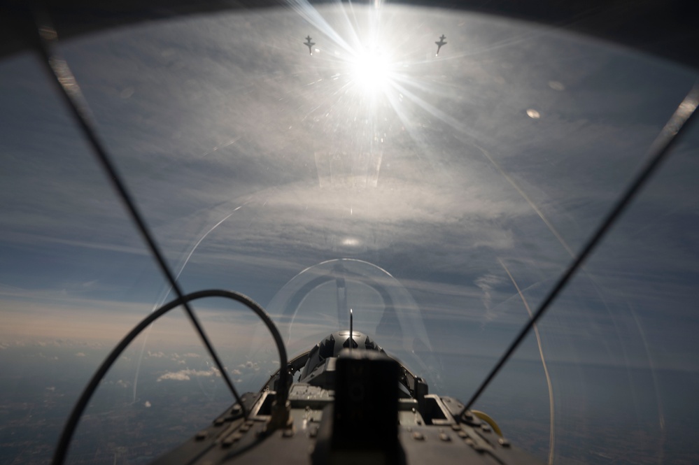 1st Fighter Wing Soars Through Celestial Spectacle