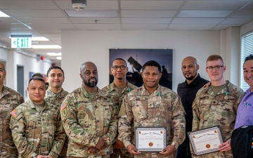 10th AAMDC recognizes G-8 soldiers from Fort Stewart, Georgia