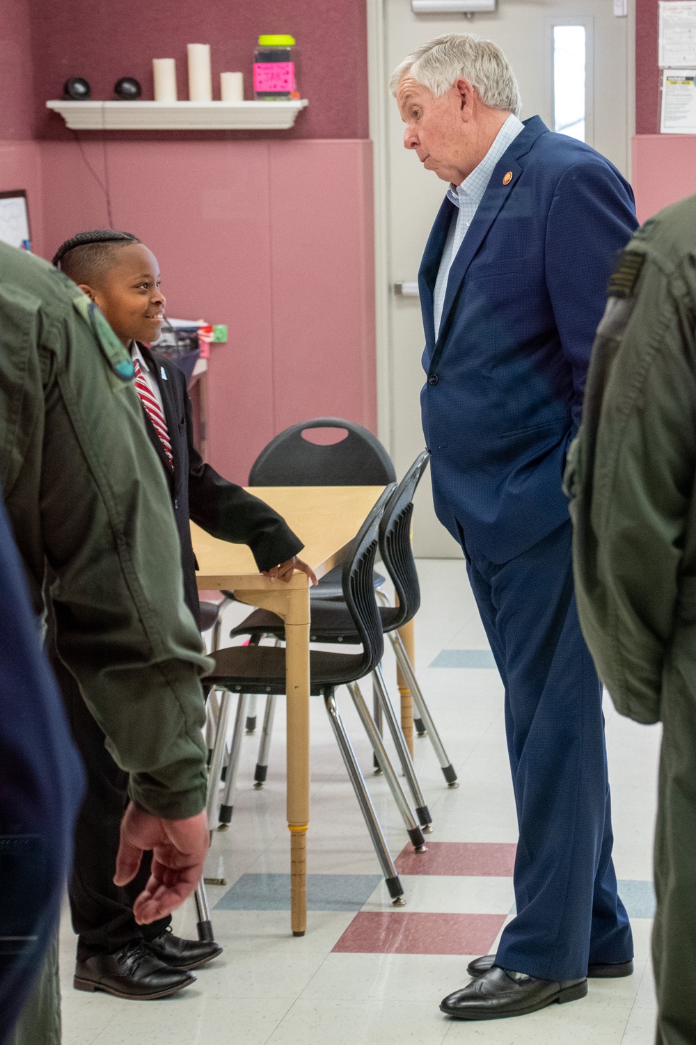 Missouri Governor Mike Parson visits Whiteman’s youth center