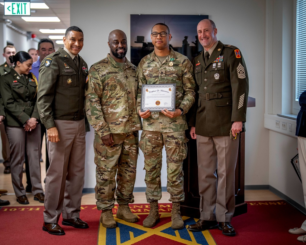 10th AAMDC recognizes G-8 soldiers from Fort Stewart, Georgia