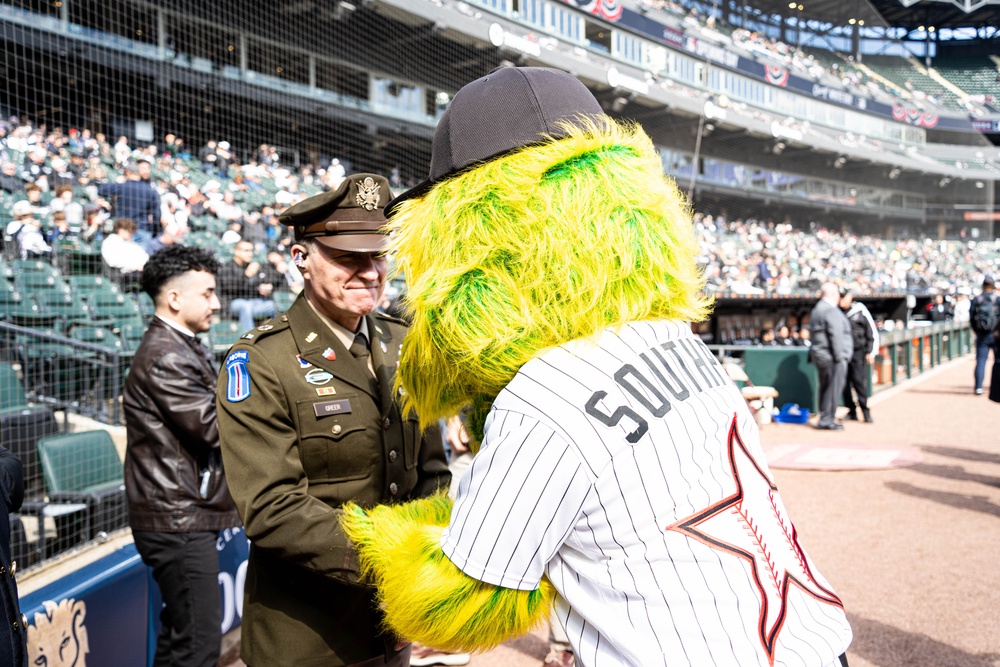 Unity Beyond the Diamond: Army Participates at White Sox Game Opener