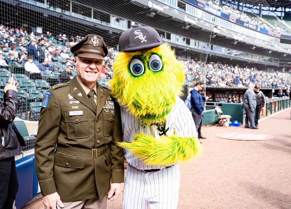 Unity Beyond the Diamond: Army Participates at White Sox Game Opener