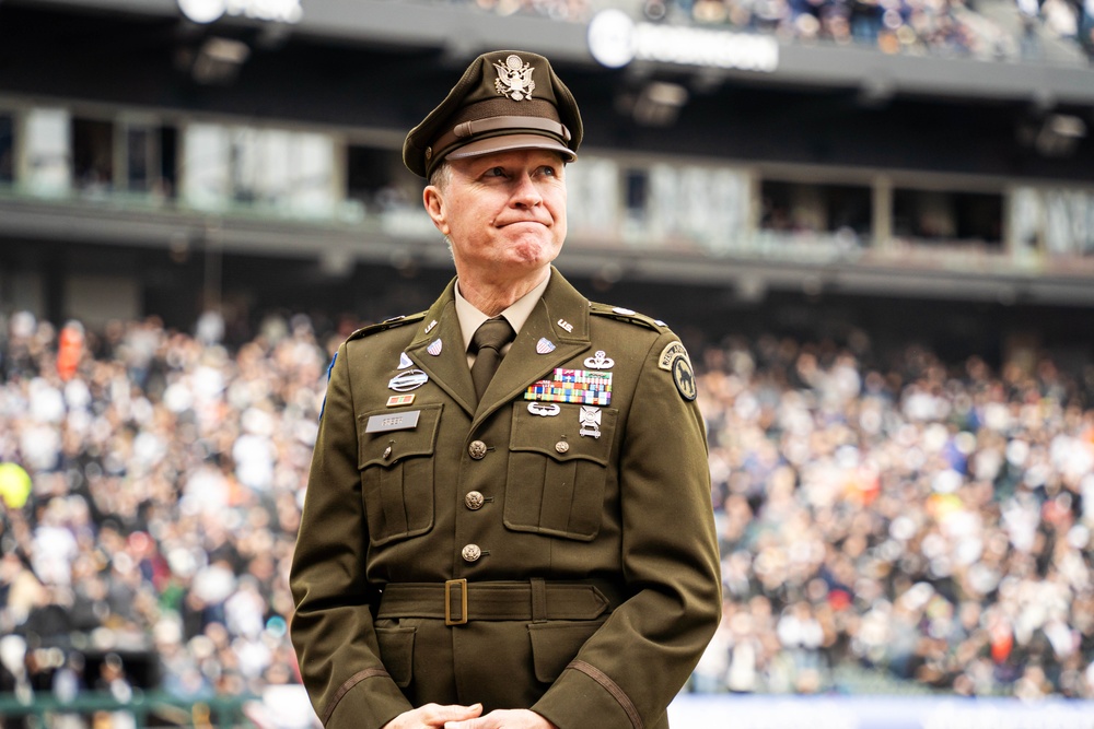 Unity Beyond the Diamond: Army Participates at White Sox Game Opener