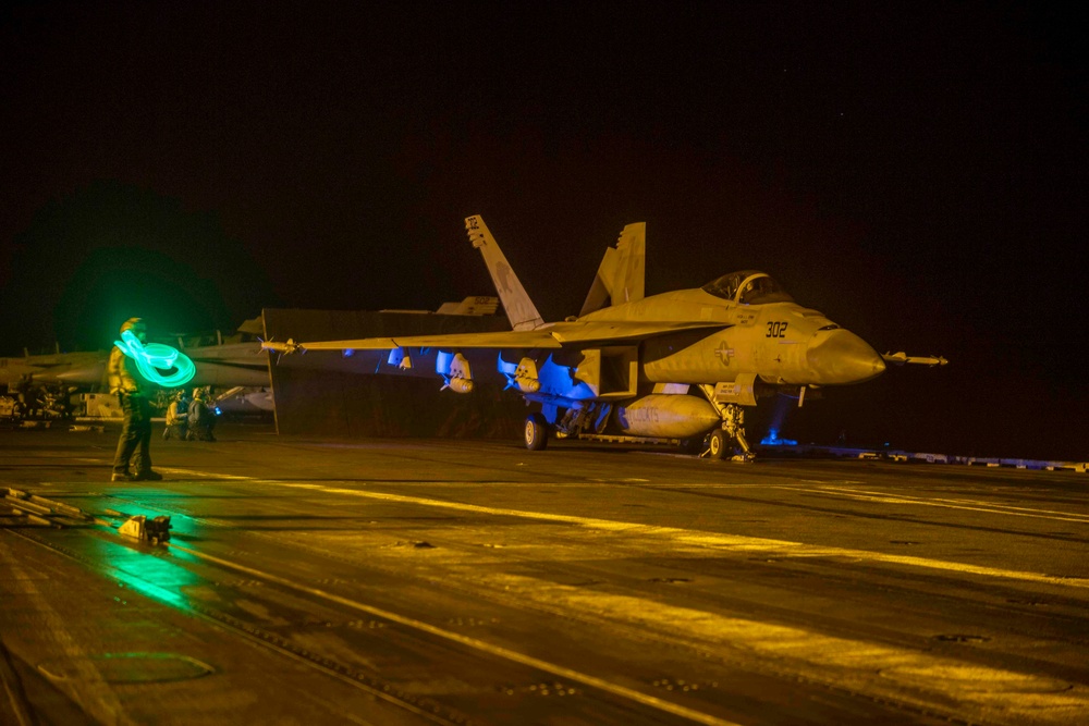 USS Dwight D. Eisenhower Conducts Routine Operations in the Red Sea