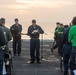 USS Dwight D. Eisenhower (CVN 69) Conducts a Sunrise Easter Service in the Red Sea