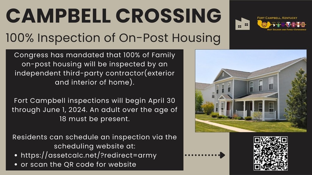CAMP-H-Campbell Crossing 100% on-post Housing inspection - 4