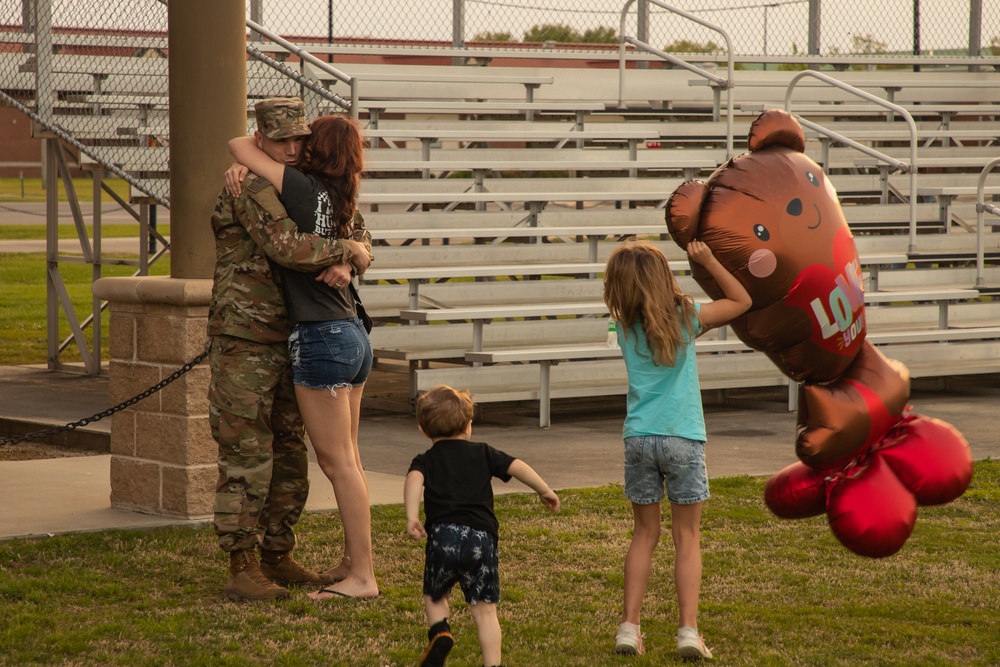 3rd Infantry Division Soldiers return from Europe