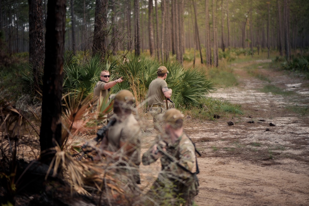110th SF troop movement training