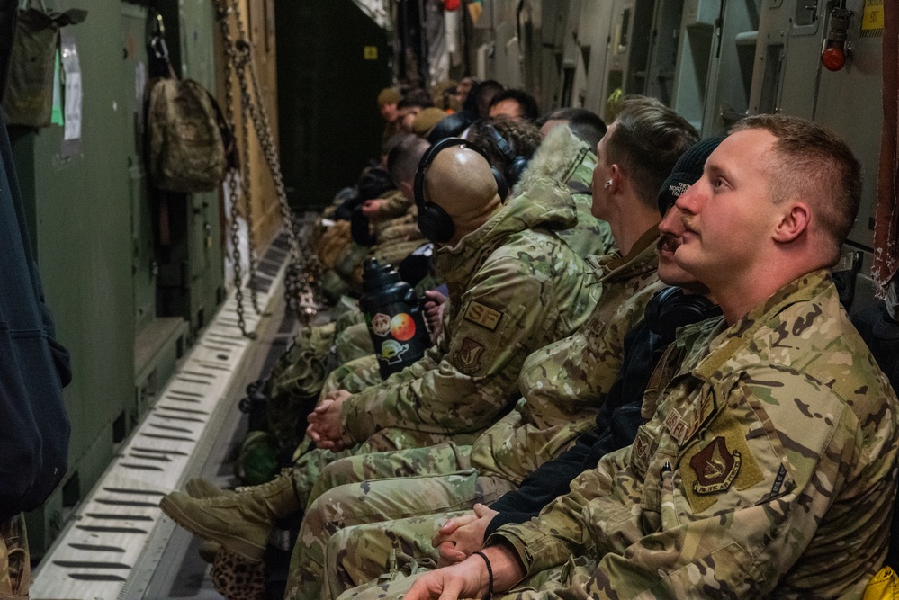 Airmen depart JBER for Agile Reaper 24-1 exercise