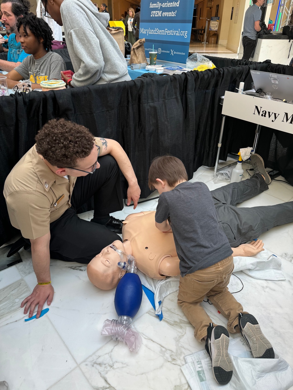 Walter Reed’s Department of Simulation participates in STEM Expo