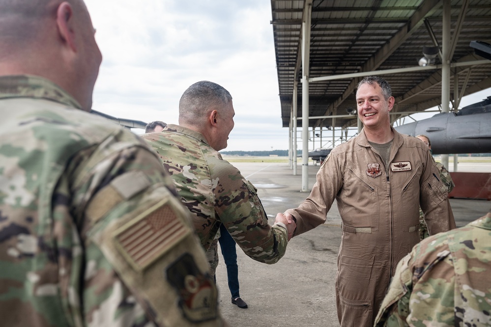 Lt. Gen. Grynkewich completes final flight as AFCENT commander