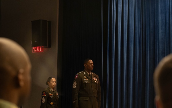 3rd Sustainment Brigade host an NCO Induction Ceremony at Moon Theater