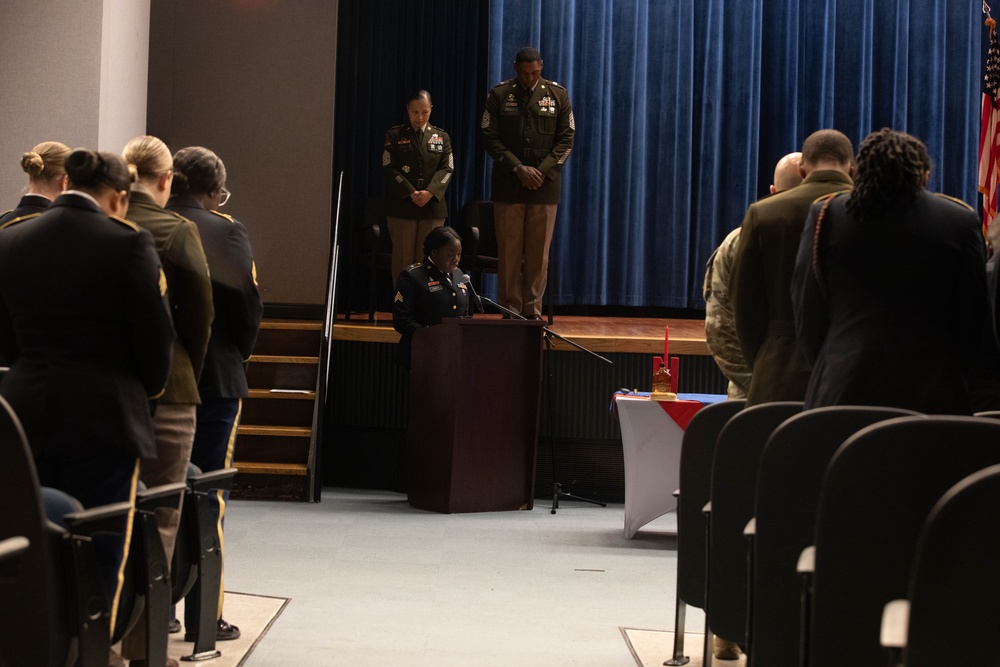 3rd Sustainment Brigade host an NCO Induction Ceremony at Moon Theater