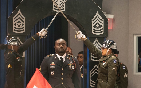 3rd Sustainment Brigade host an NCO Induction Ceremony at Moon Theater