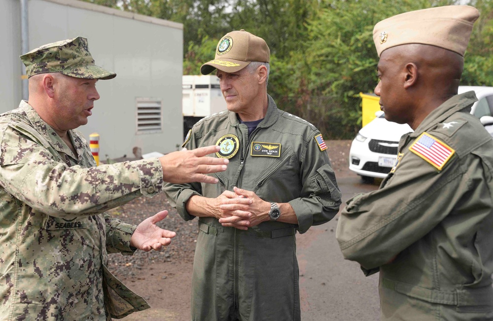 Admiral Stephen Koehler, Commander, U.S. Pacific Fleet visits Red Hill