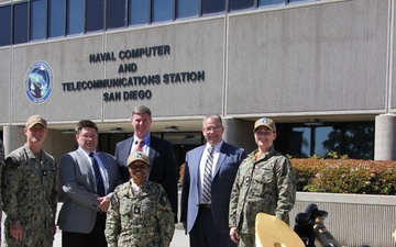 NCTS San Diego is glad to welcome Mr. Geoff Moore and Mr. David Mills for a command visit.