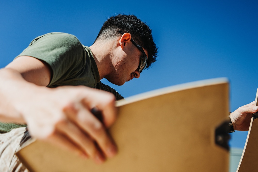 Expeditionary Communications Course Marines set up various network points