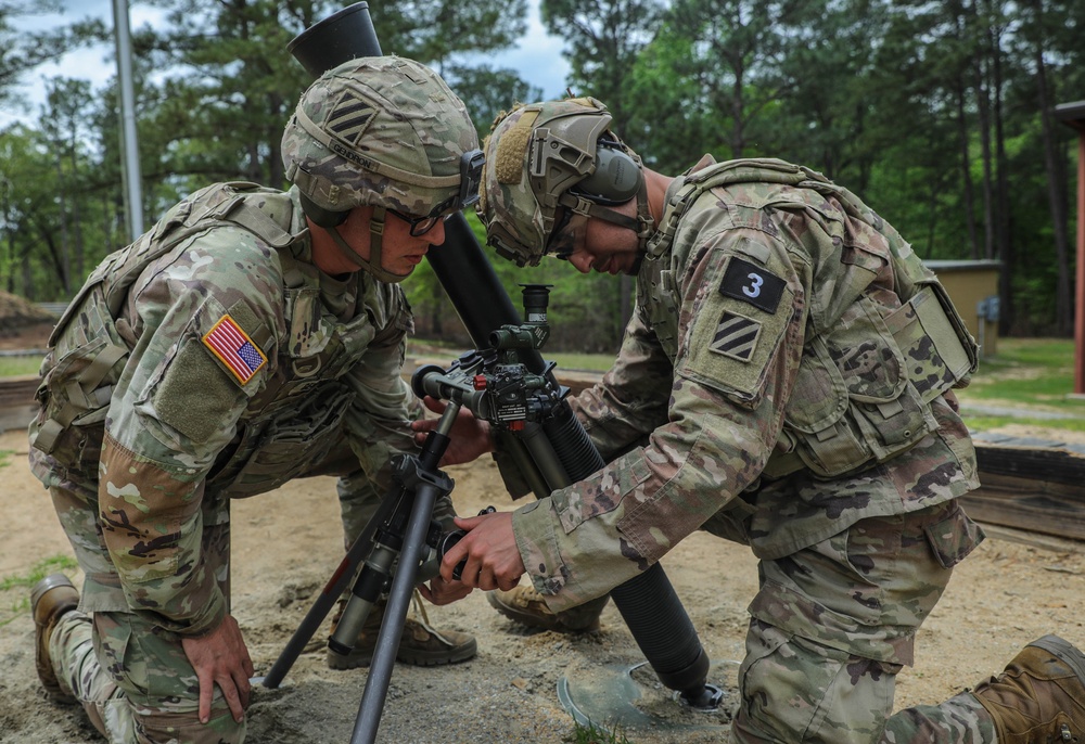 3rd Infantry Division teams competes at the 2024 International Best Mortar Competition, Day 3