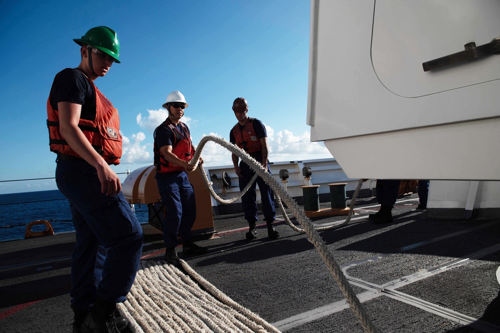 US Coast Guard Cutter James makes port of call in Barbados