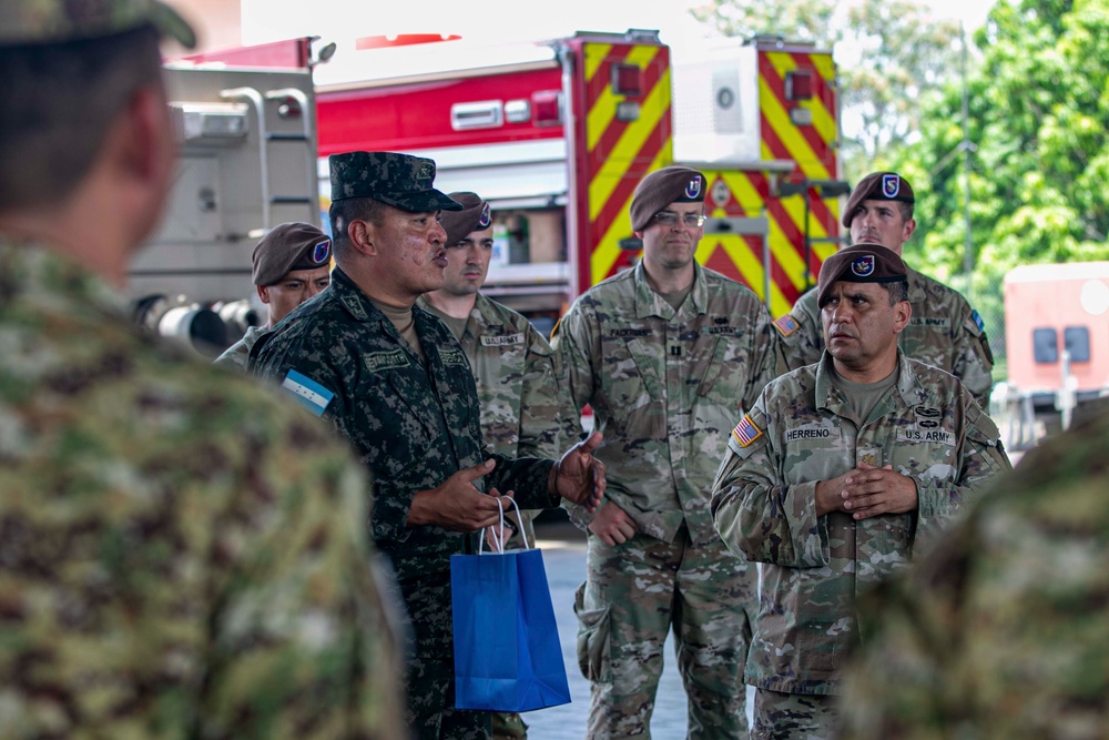 1st Security Force Assistance Brigade discusses military planning with partner nations for exercise CENTAM Guardian 24 phase one