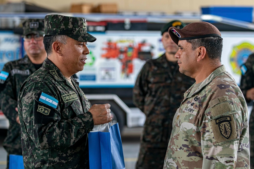 1st Security Force Assistance Brigade discusses military planning with partner nations for exercise CENTAM Guardian 24 phase one