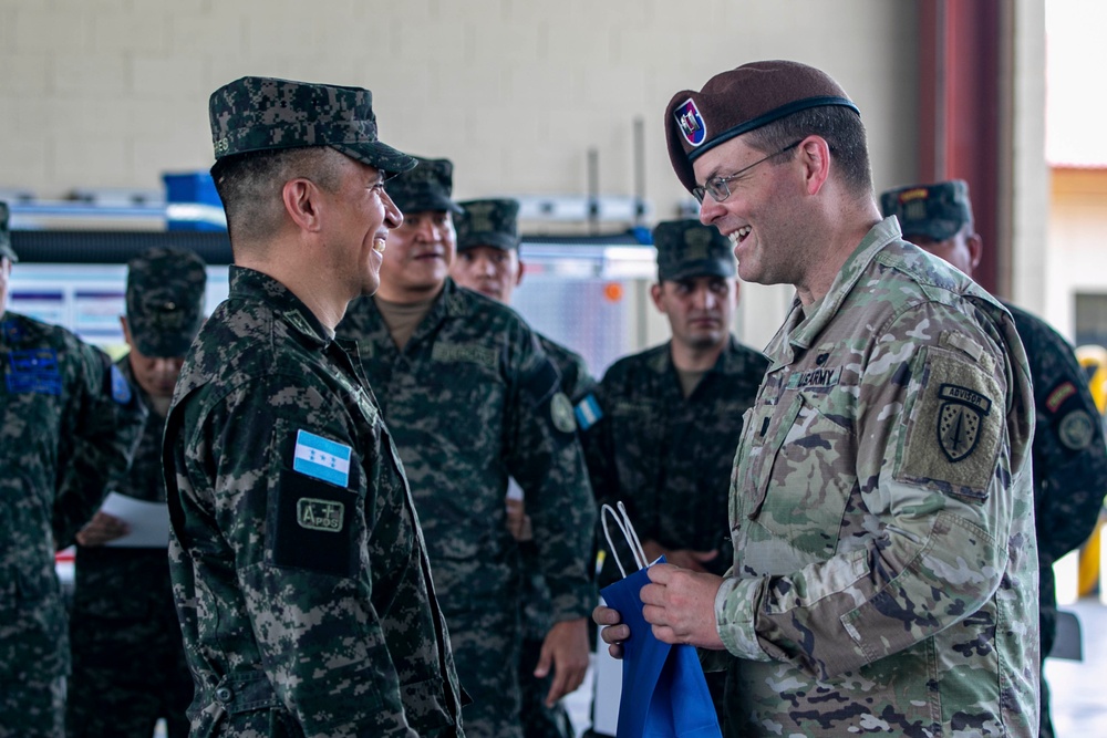 1st Security Force Assistance Brigade discusses military planning with partner nations for exercise CENTAM Guardian 24 phase one