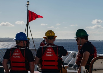 US Coast Guard Cutter James makes port of call in Barbados