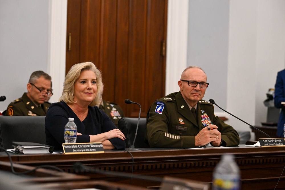 Army Senior Leaders Testify Before the House Appropriations Subcommittee on Defense