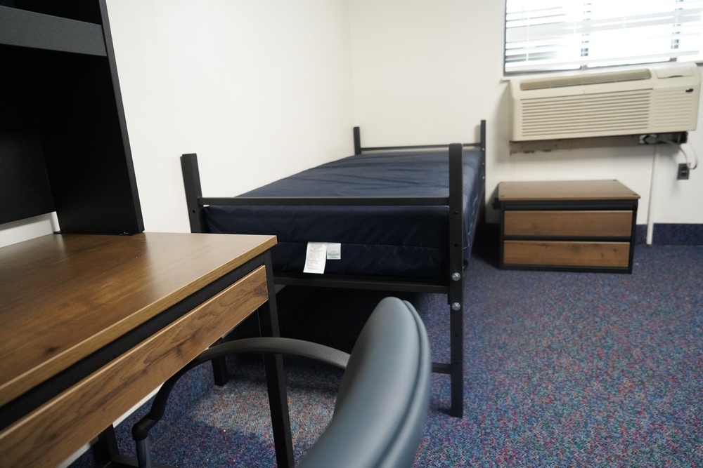 Huntington Hall Naval Berthing Facility receives new furniture