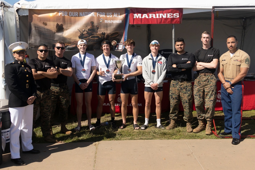 Marines attend San Diego Crew Classic Regatta