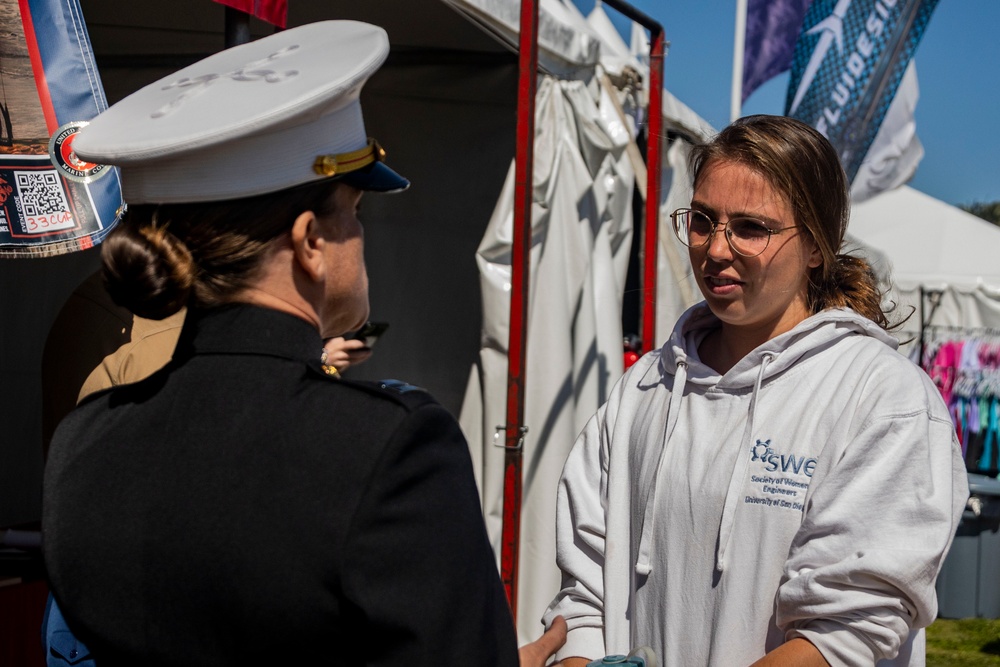 Marines attend San Diego Crew Classic Regatta