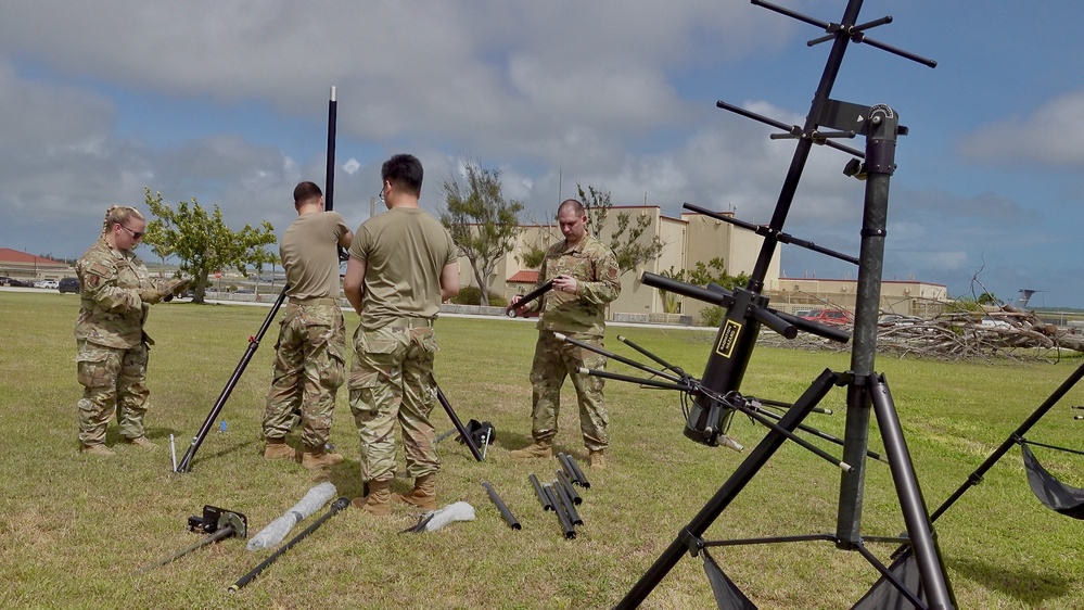 176th Wing Communication Flight Practices Expeditionary Skills at Agile Reaper