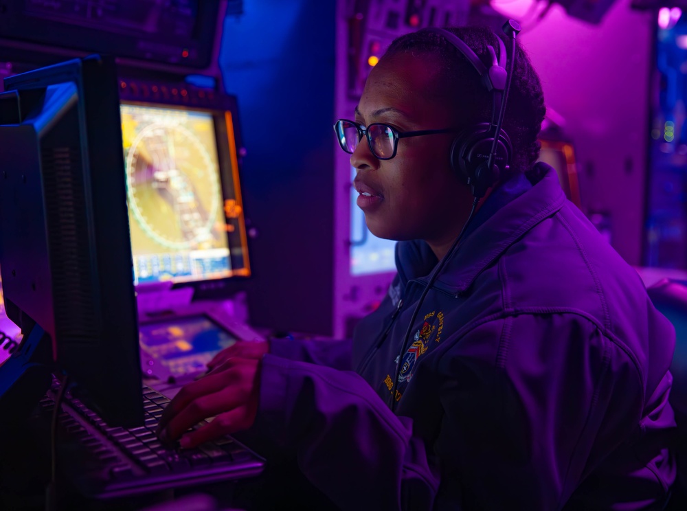 USS Gravely Conducts Routine Operations in the Red Sea