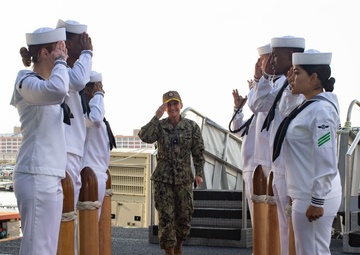Celebrity Chef Robert Irvine visits USS Gerald R. Ford (CVN 78)