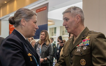Gen. Mahoney Attends Sea, Air and Space 2024