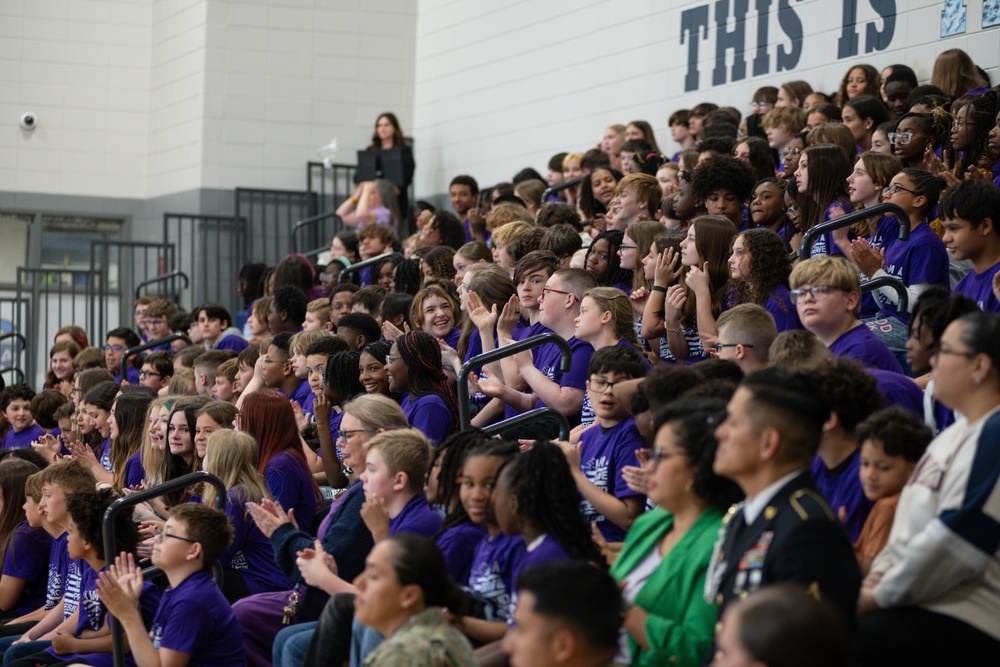 Long County Middle Military Flagship Award Ceremony