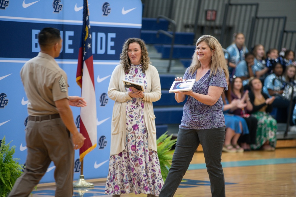 Long County Middle Military Flagship Award Ceremony