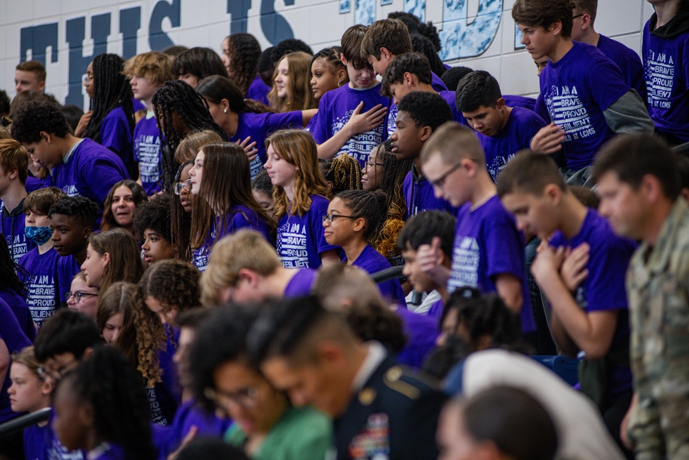 Long County Middle Military Flagship Award Ceremony