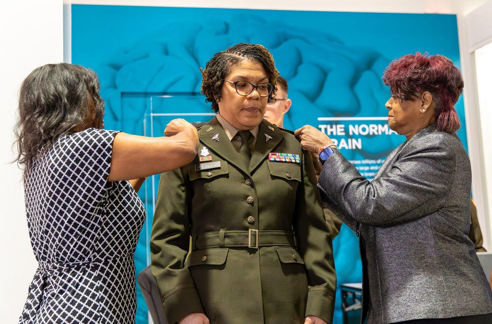U.S. Army Lt. Col. Jaree Johnson Promotion Ceremony