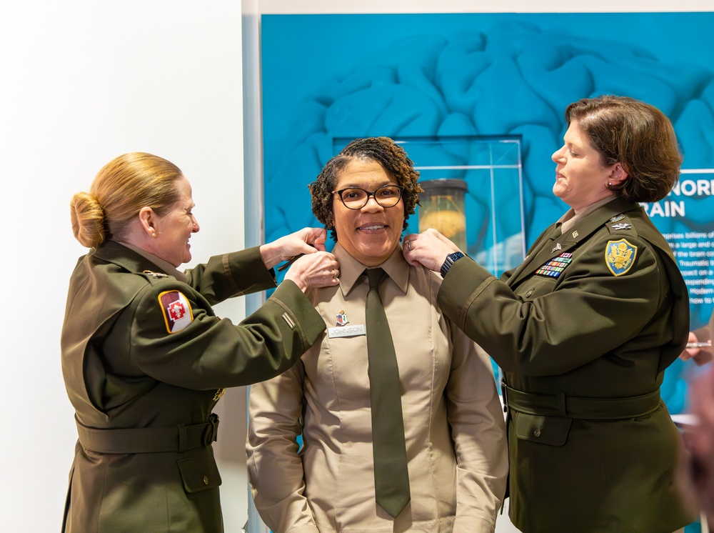 U.S. Army Lt. Col. Jaree Johnson Promotion Ceremony