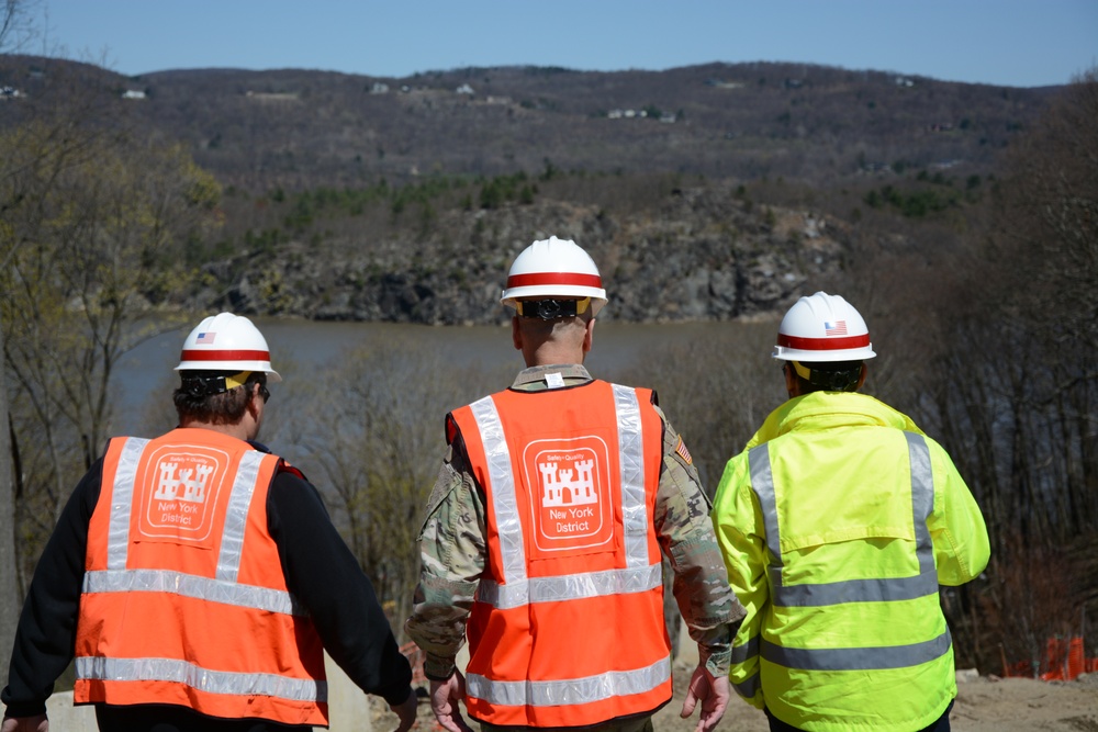 Lieutenant General Scott A. Spellmon at West Point Construction Site, New York District