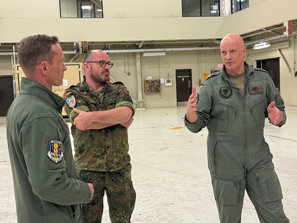 German Air Chief Visits Ebbing ANGB To Review Foreign Military Sales Program